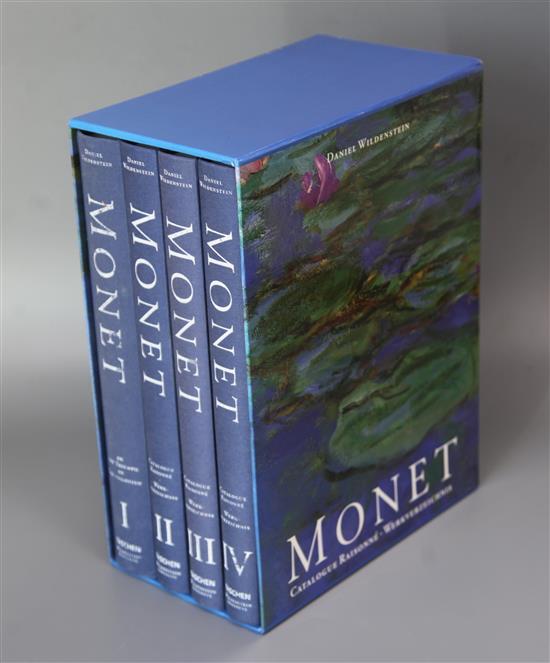 Wildenstein, Daniel - Claude Monet: Biographie et Catalogue Raisonne, 4 vols, folio, in slip case, Taschen